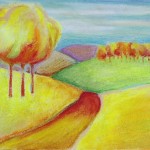 Oil Pastel 10" x 8"